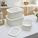 Plastic Tupperware Set - 3 Pieces